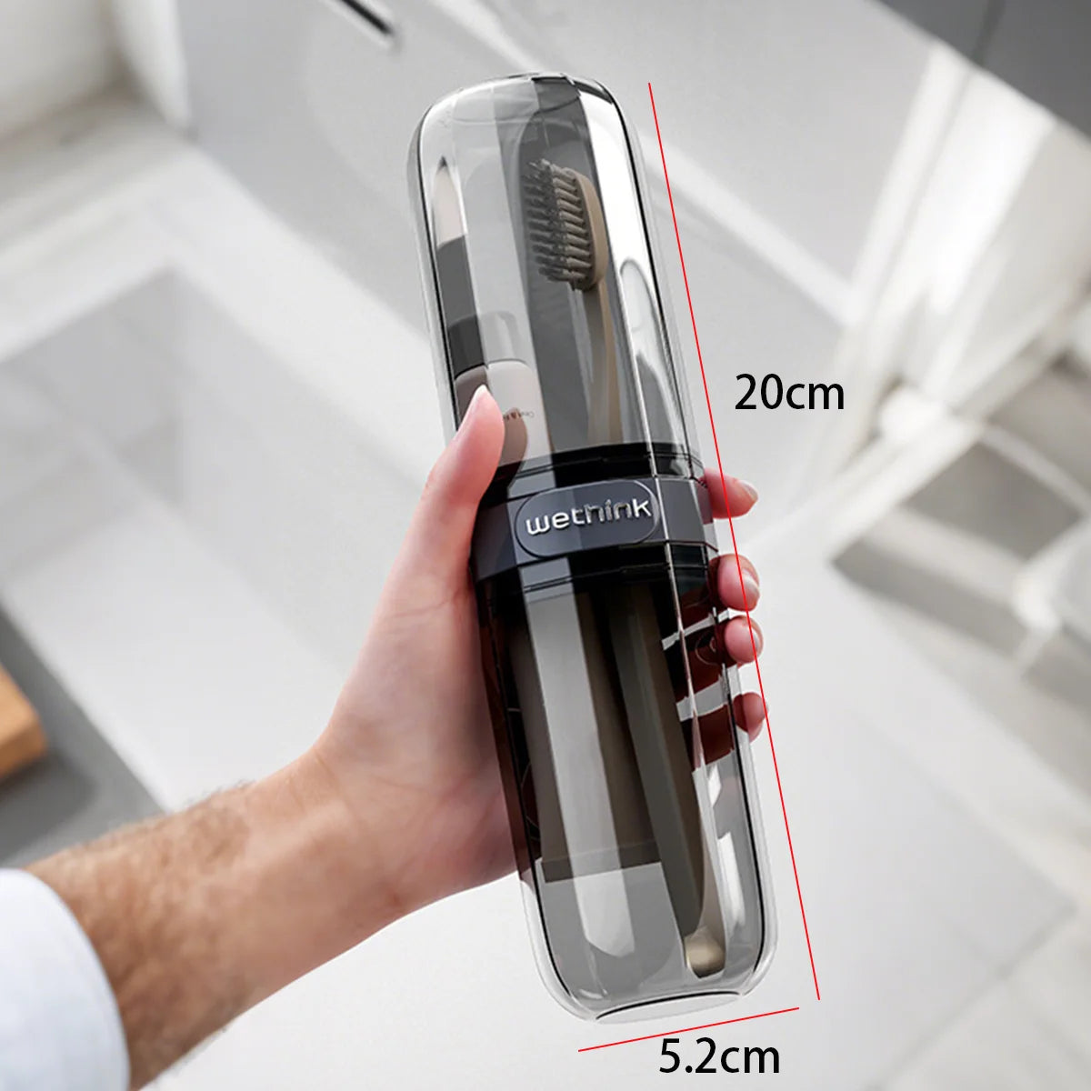 Portable Toothpaste Toothbrush Protect Holder Case Travel Camping Storage Box Protect Toothbrush Toothpaste from Dirt and Damage - Shello's Creative Boutique