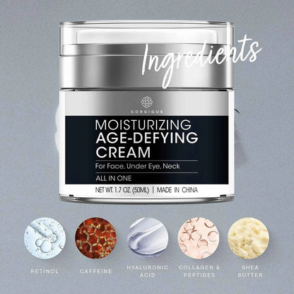 Face Moisturizer for Men Retinol Collagen Peptides Caffeine Hyaluronic Acid Anti Aging Cream
