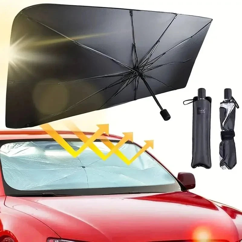 Foldable Car Windshield Sunshade Parasol – Heat Insulation Front Sun Shade for Summer