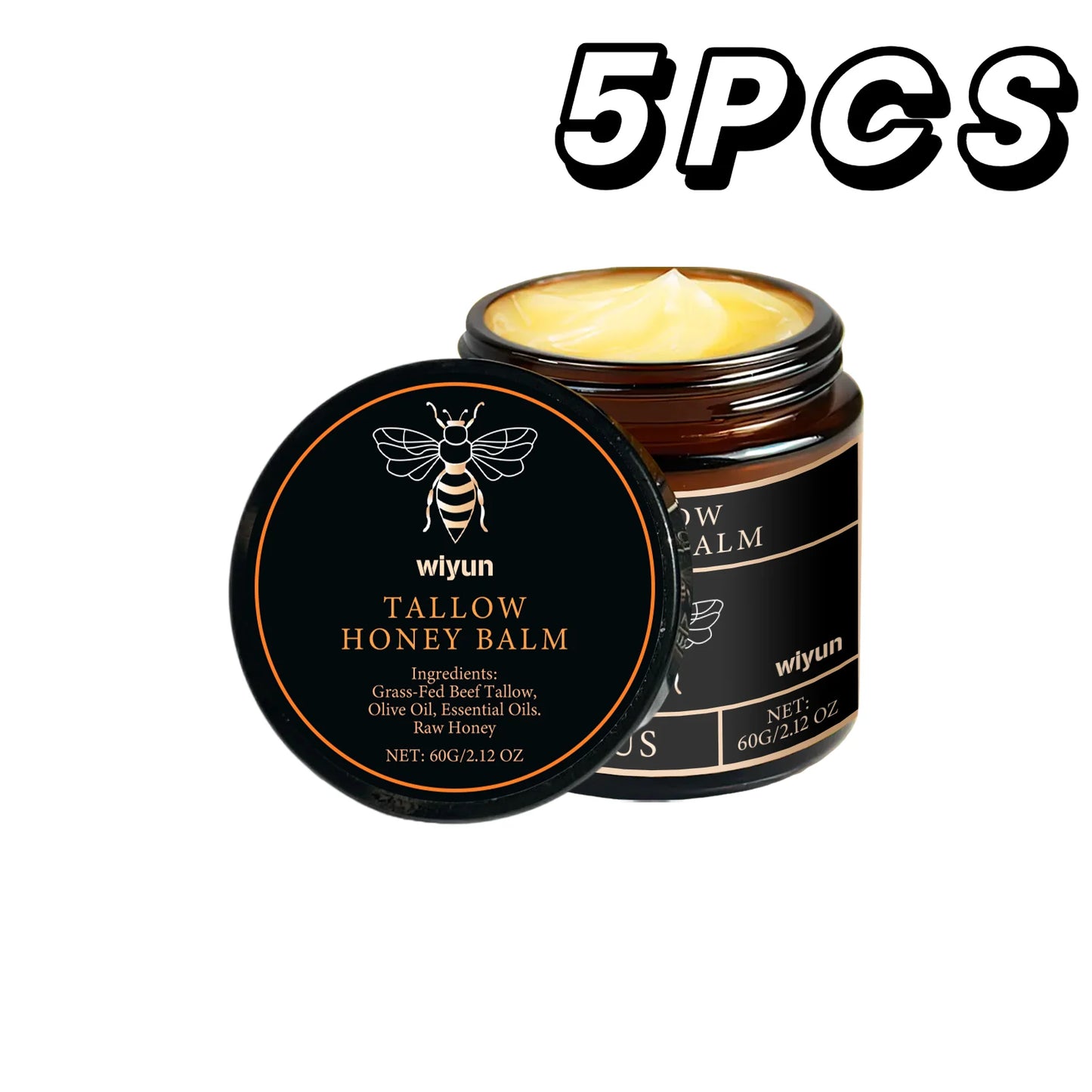 Tallow Honey Cream Glow Hydrating Skin Improve Elasticity Soft Bleaching Improve Dullness Firming Face Body Moisturizer Lotion - Shello's Creative Boutique