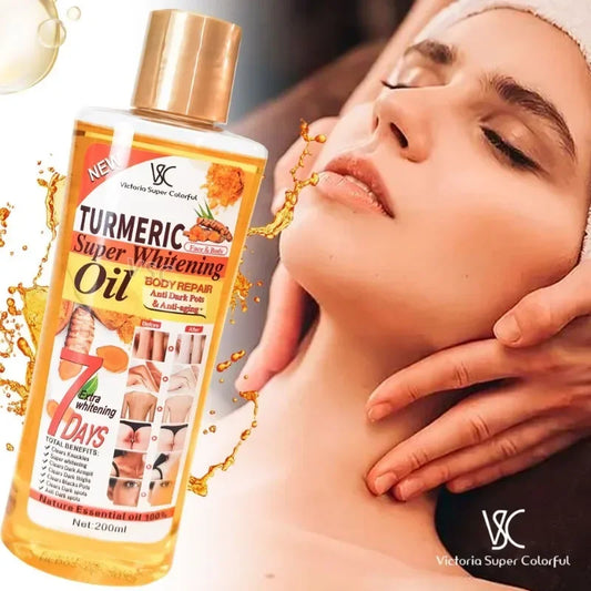 ROSPSKL Turmeric Compound Essential Oil – Skin Therapy for Massage (200ml) - Shello's Creative Boutique