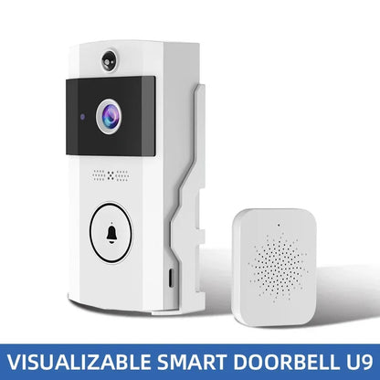 Outdoor Solar Wireless Video Doorbell with WiFi & Waterproof Cover