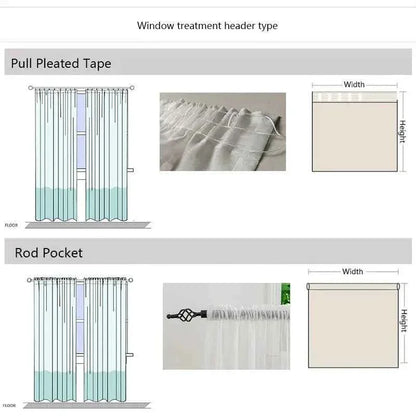 White Tulle Sheer Curtains - Modern Solid Voile Drapes for Living Room & Kitchen - Shello's Creative Boutique