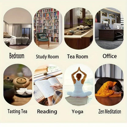 Natural Sandalwood Backflow Incense Cones - 100g Waterfall Burner Compatible