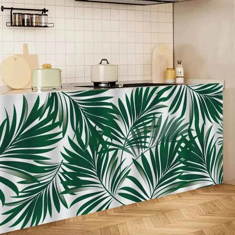 1PC Kitchen Cabinet Curtain Cover Dustproof Cupboard Wardrobe Short Curtains Washable Drapes Self-adhesive Half-Curtain Cortinas