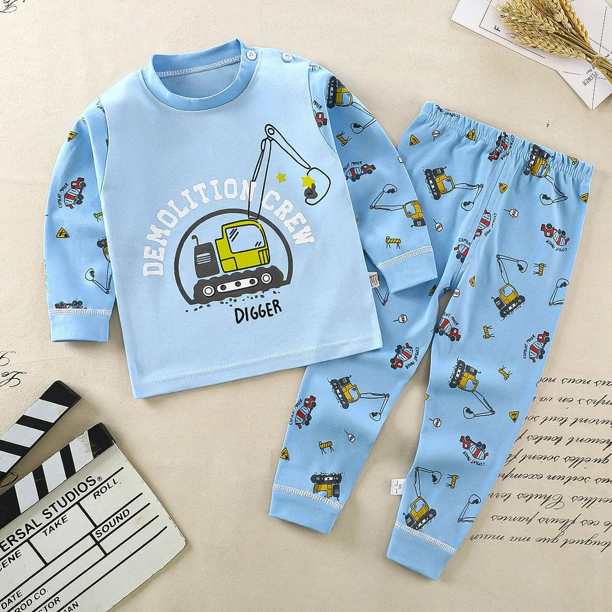 Kids Clothes Children Sets Children's Clothing Boys Girls CottonAutumn winter Clothing Pants Sleepwear Underwear Christmas Gift Shello's Creative Boutique