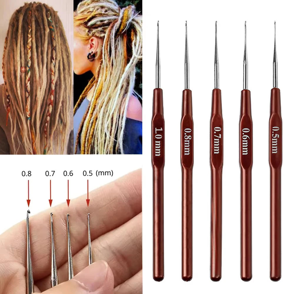 New Dreadlock Crochet Hook for Dreadlock Tool for Braid - Needles 0.5mm-1.0mm For Christmas gift