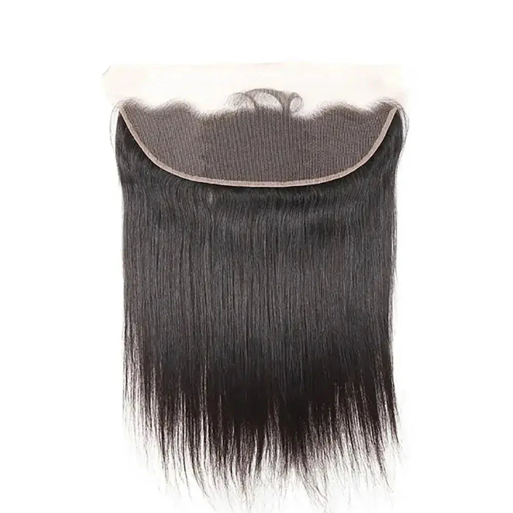 13x4 HD Transparent Lace Frontal - Straight 100% Human Hair Pre-Plucked - Shello's Creative Boutique