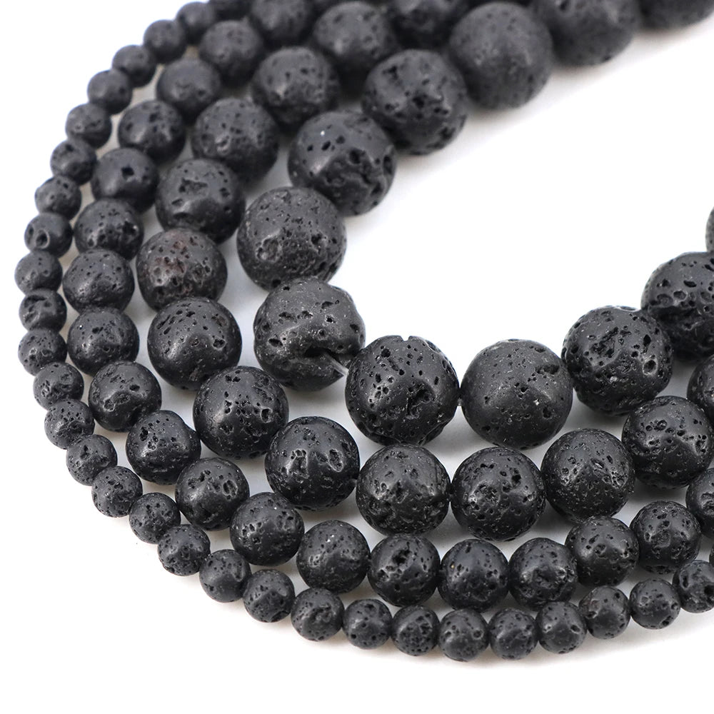 Natural Stone Beads for Jewellery Making – Blue Tiger Eye, Amethyst & Rose Quartz | 4/6/8/10mm