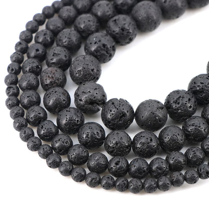 Natural Stone Beads for Jewellery Making – Blue Tiger Eye, Amethyst & Rose Quartz | 4/6/8/10mm