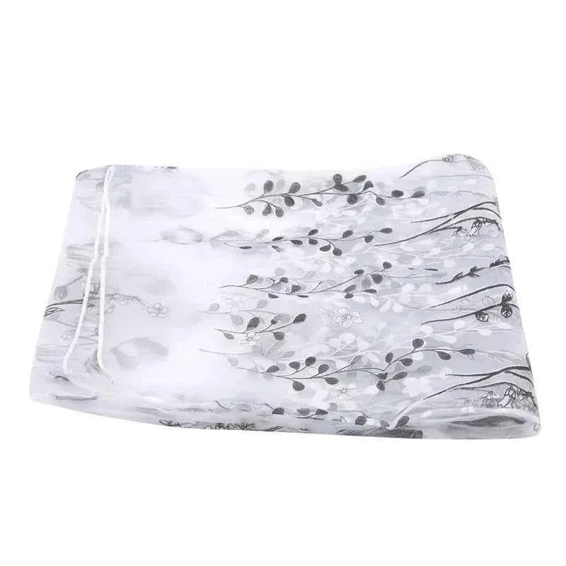 Beeinch Floral Tulle Curtains - Modern Sheer Window Panels for Living Room & Bedroom - Shello's Creative Boutique
