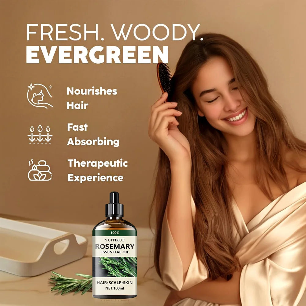 Rosemary Essential Oil Hair Conditioner - Scalp Care & Strengthening 100g - Shello's Creative Boutique