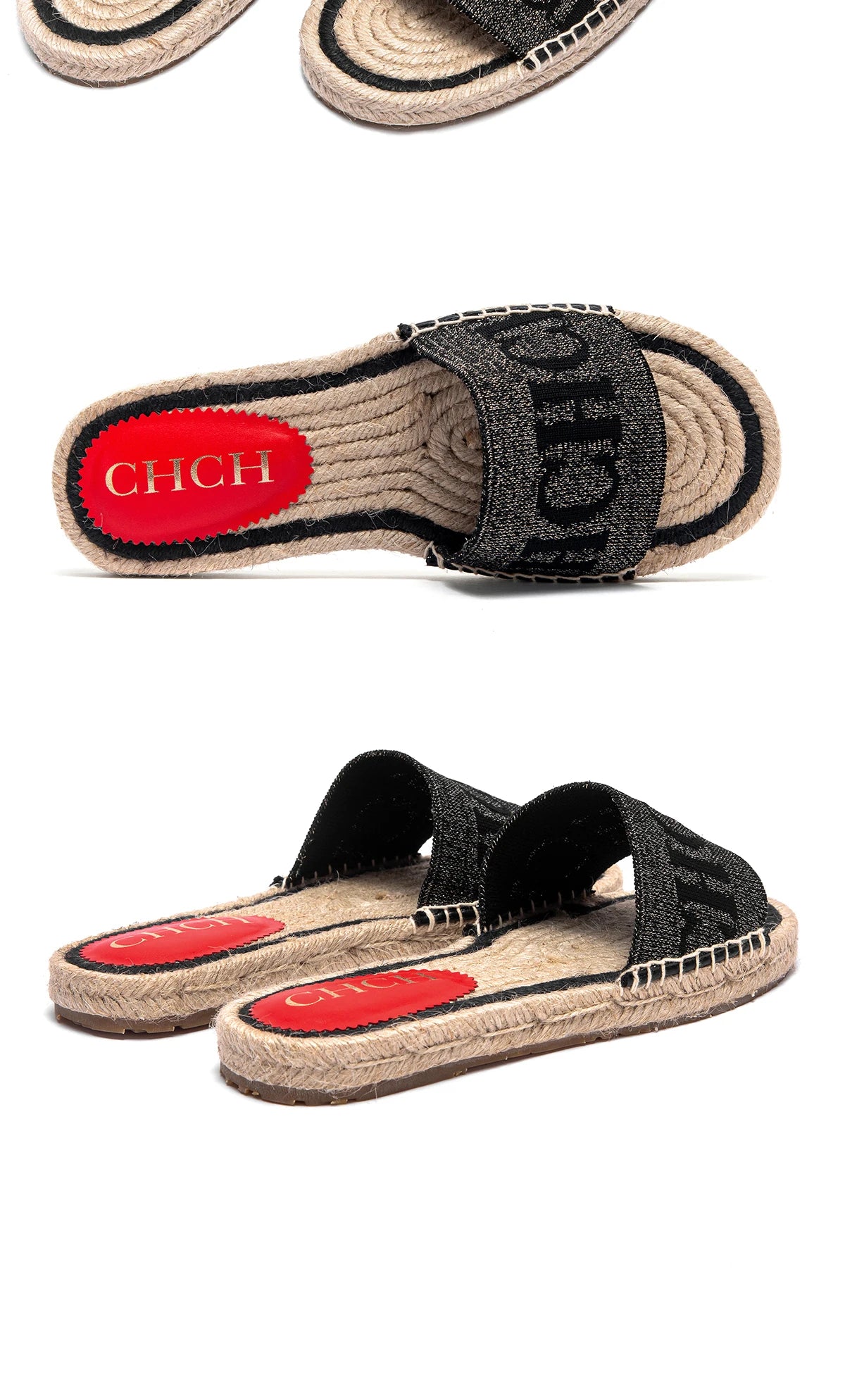 Women's Handmade Hemp Bottom Sandals - Simple Comfortable Beach Slippers - Shello's Creative Boutique