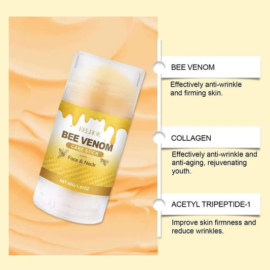 Eelhoe Bee-Venom Neck Care Stick – 40g | Collagen Lift, Neck Line Removal & Double Chin Moisturizer - Shello's Creative Boutique