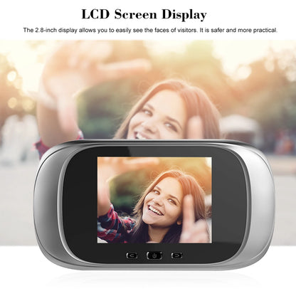 Digital Door Viewer Peephole Camera 2.8 Inch with Night Vision & Photo Capture