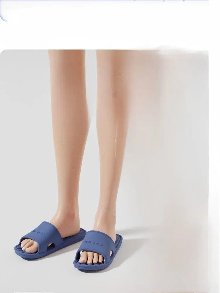 Men's Summer Indoor Slippers - Non-Slip Bathroom & Home Couple Slides with Soft Bottom - Shello's Creative Boutique