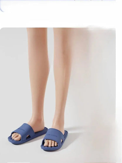 Men's Summer Indoor Slippers - Non-Slip Bathroom & Home Couple Slides with Soft Bottom - Shello's Creative Boutique