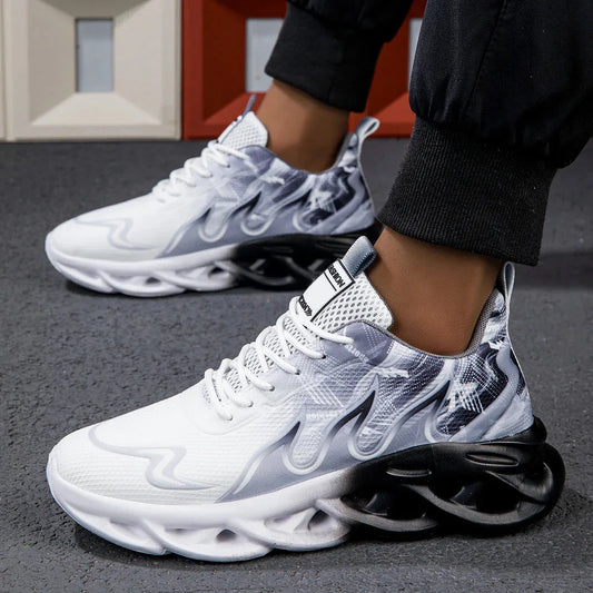 Unisex Lightweight Running Shoes - Breathable Mesh Tennis Trainers for Men & Women 2025 - Shello's Creative Boutique