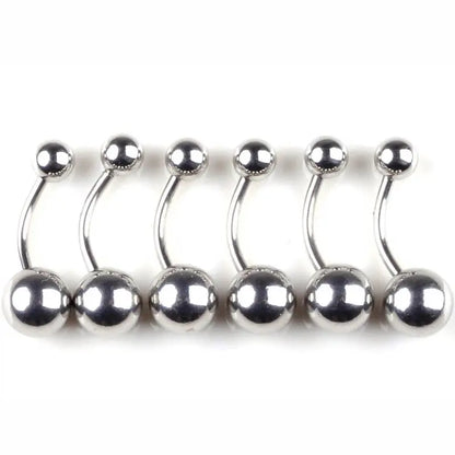 45/90-Piece Stainless Steel Body Piercing Jewellery Set