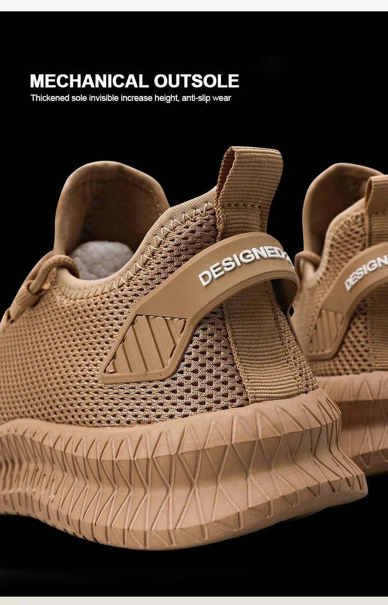 Non-Slip Breathable Trainers - Unisex Weave Knit Outdoor Sports Shoes for Running & Hiking - Shello's Creative Boutique