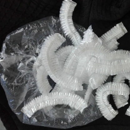 Disposable Shower Caps – Pack of 100, Waterproof & Elastic for Adults