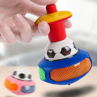 8cm Gyroscope Children Toys Music Luminous Magic Rotating Launch Cartoon Colorful Flashing Spinning Top Children Toys Shello's Creative Boutique