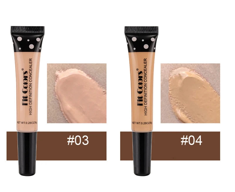 Nude Makeup Facial Foundation Waterproof Cover Blemish Base Fluid Concealer Oil Control Lasting Brighten Skin BB Cream Cosmetics - Shello's Creative Boutique