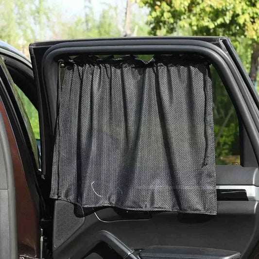 Summer Car Sunshade Curtains  , Blocks UV Rays, Keeps Interior Cool, and Protects from Fading - Durable and Easy to Install