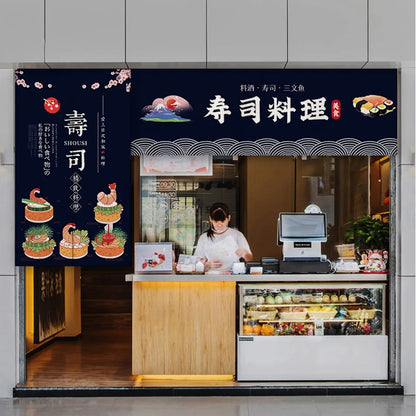 Custom Kitchen Door Curtain - Restaurant & Commercial Partition Curtain