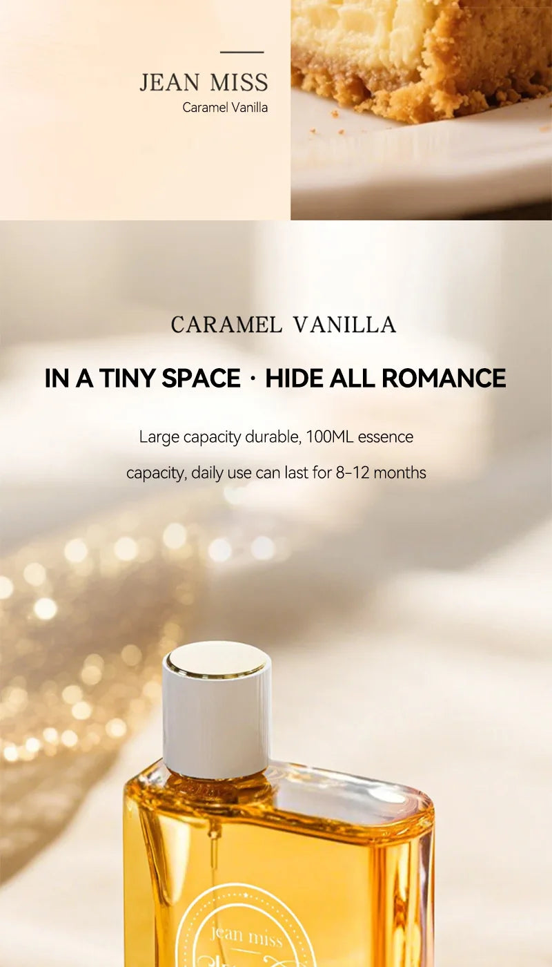 Women Perfume Long-lasting Fresh Caramel Vanilla - 10H Naturally Refreshing Romantic Encounter Gourmand Sweet EDP Spray - Shello's Creative Boutique