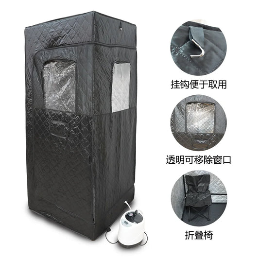 Foldable Steam Sauna Tent – Detachable Personal Home Spa for Relaxation