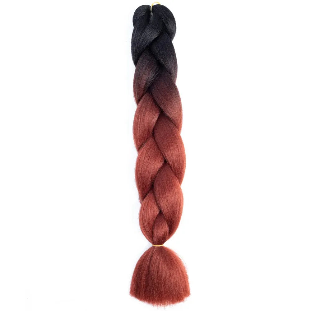 Jumbo Braiding Hair - Pre-Stretched Red White Blue Patriotic Twist Braids - Shello's Creative Boutique