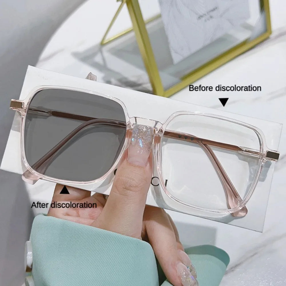 Photochromic Anti Radiation Glasses - Metal Frame Blue Light Blocking Eyewear - Shello's Creative Boutique