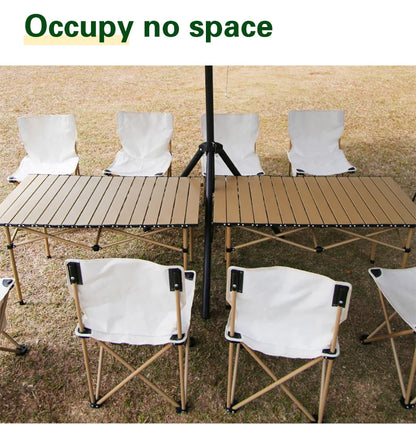 Foldable Metal Wagon Parasol — Outdoor Beach Pool Garden Shade Umbrella with Heat Insulation