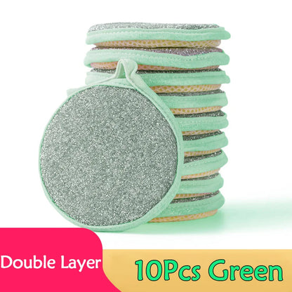 Double-Sided Dishwashing Sponges - Eco-Friendly Kitchen Cleaning