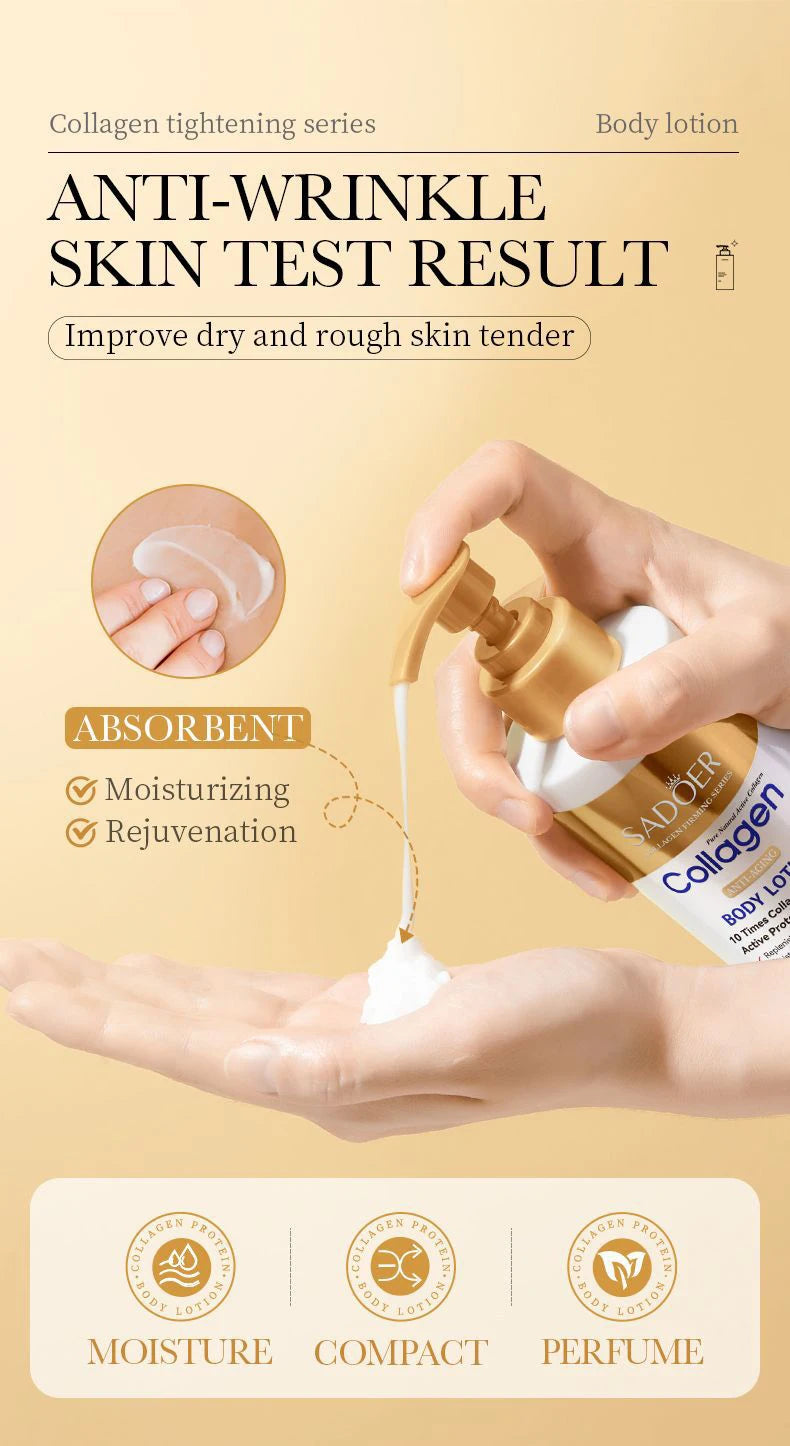 Collagen Milk Bleaching Face Body Cream Whitening Skin Moisturizing Lotion Lightening Care - Shello's Creative Boutique