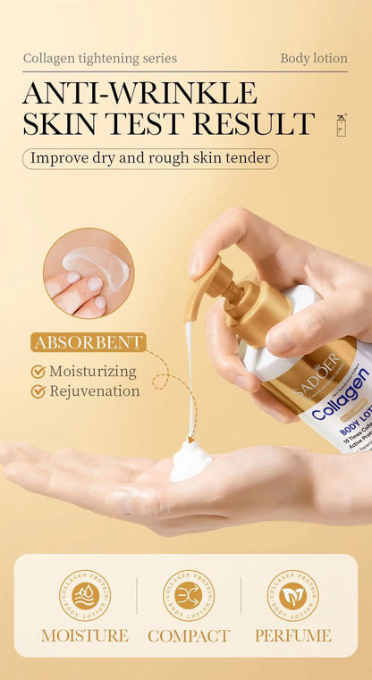 Collagen Milk Bleaching Face Body Cream Whitening Skin Moisturizing Lotion Lightening Care - Shello's Creative Boutique