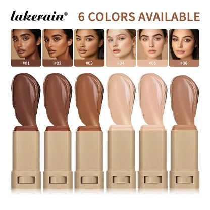 6Color Tinted Foundation Cream Stick Waterproof Lasting Oil-control Cover Acne Makeup Smooth Moisturize Concealer Serum Balm - Shello's Creative Boutique
