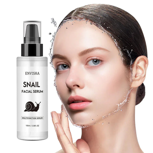 ENVISHA Snail Mucin & Collagen Face Serum - Anti-Aging Firming Essence for Wrinkles & Pores - Shello's Creative Boutique