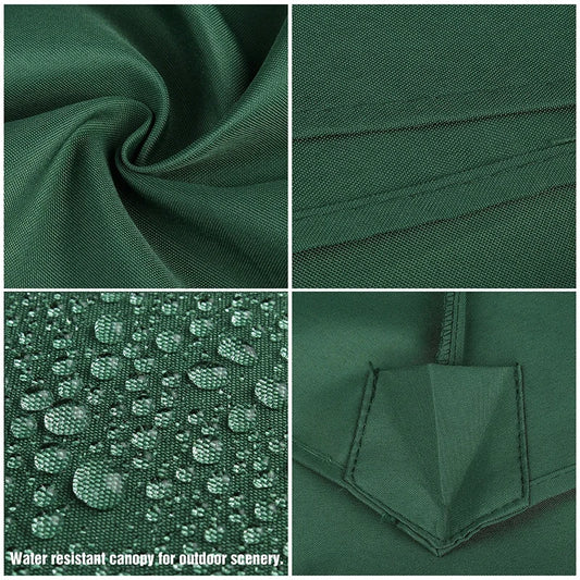 Replaceable Summer Parasol Top Cloth – Waterproof Anti-UV Canopy for 6 & 8 Rib Banana Umbrellas