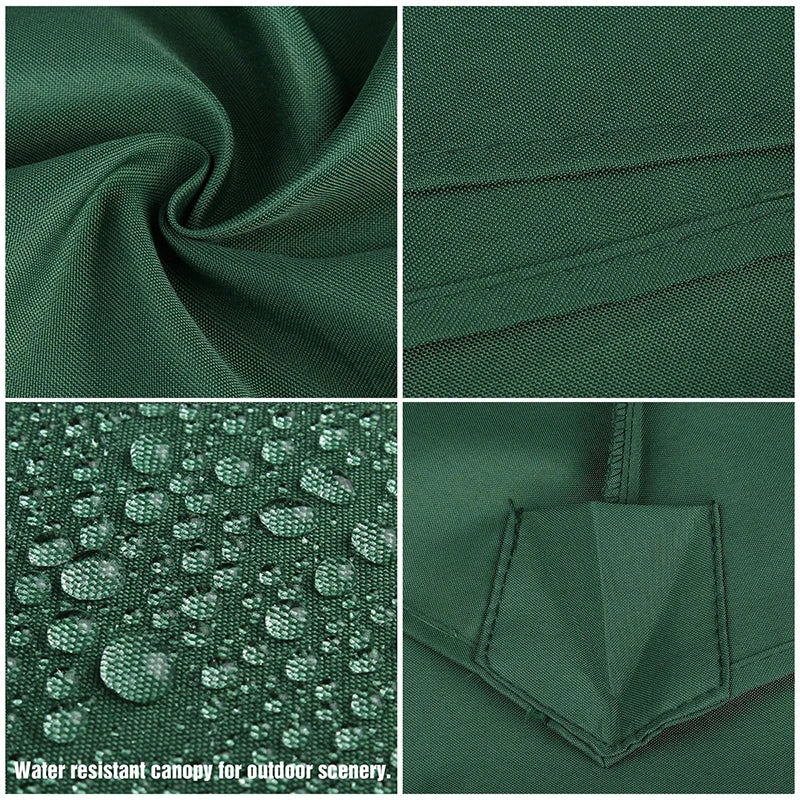 Replaceable Summer Parasol Top Cloth – Waterproof Anti-UV Canopy for 6 & 8 Rib Banana Umbrellas