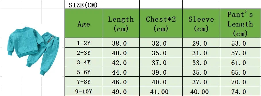 Children's Clothing  Long-sleeved Round Neck Printed Sweatshirt+cuffed Trousers 2pcs Suit Casual Outer Wear Simple Shello's Creative Boutique