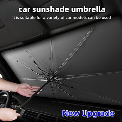 Foldable Car Windshield Sunshade Parasol – Heat Insulation Front Sun Shade for Summer