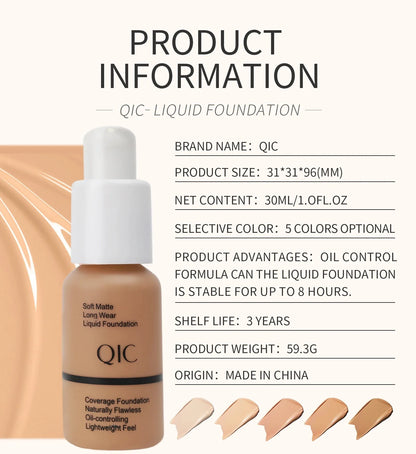 Liquid Foundation – Five Colour Options