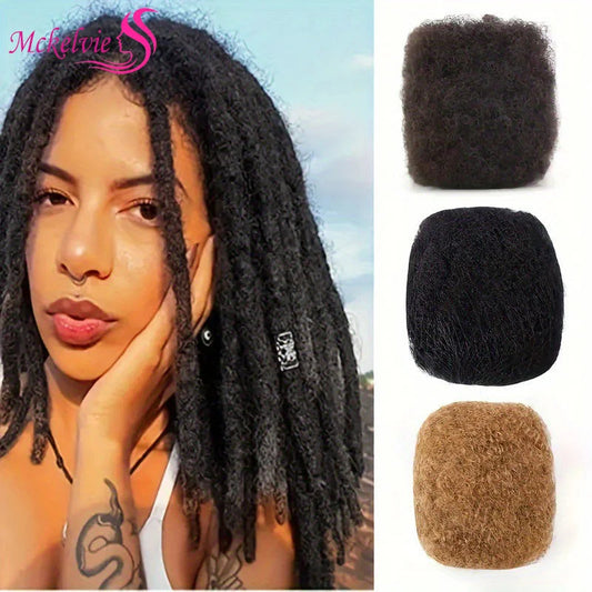Afro Kinky Bulk 100% Human Hair Extensions Reggae Dirty Braids 8 Inches 30g/pc Brazilian Natural Crochet Hair Dreadlocks Shello's Creative Boutique