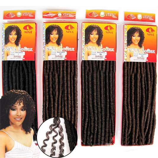 Afro Locs Synthetic Braiding Hair 14-15 Inch - 15 Strands Soft Crochet Locs - Shello's Creative Boutique