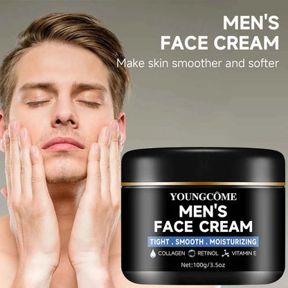 Men's Collagen Moisturizing Cream with Retinol and Vitamins, Refreshing and Hydrating,Anti-Wrinkle Aging Moisturizing Cream