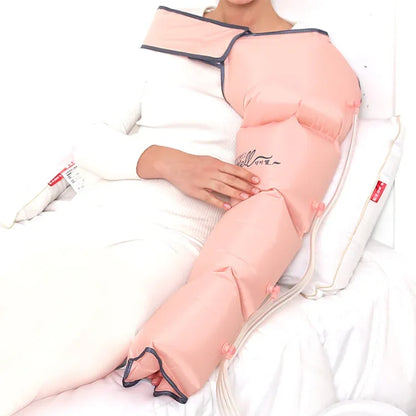 RD-M2857 4 in 1 Legs + Waist + Single Hand Airbag All-inclusive Intelligent Air Wave Pressure Massager with Host, Support Timing / Positioning Massage & 10 Kinds of Adjustable Force, US Plug or EU Plug - Shello's Creative Boutique