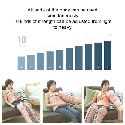 RD-M2857 Single Hand Airbag All-inclusive Intelligent Air Wave Pressure Massager with Host, Support Timing / Positioning Massage & 10 Kinds of Adjustable Force, US Plug or EU Plug - Shello's Creative Boutique