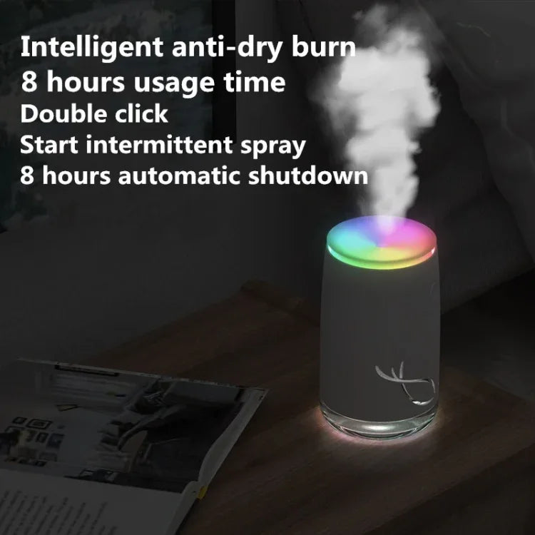 Concise Fish Pattern Mini Home Mute Bedroom Student Dormitory Office Portable USB Wireless Durable Humidifier - Shello's Creative Boutique